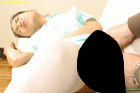 Veteran nurse Akane sicks his crotch!