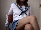 スレンダー美人ルイちゃん制服パンチラ挑発！ #1