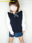 School vest, pleated skirt, high socks, and loafers!