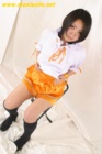 Short hair waitress, crotch blame with uniform wearing clothes! #1