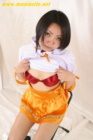 Short hair waitress, crotch blame with uniform wearing clothes! #1