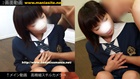 A rich kiss with a uniform girl gets strangely excited! (2-screen video)