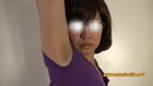 Married woman Miho's wild armpit licking!