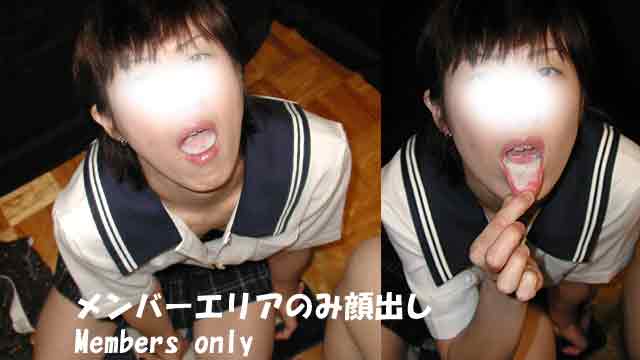 Mouth cum to Masako who wore a sailor suit! #2