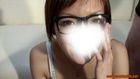 Glasses Continuous Beauty Ena Thick Continuous Facial Bukkake! #2