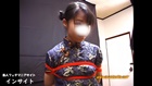 Eri in a Chinese dress tied up and shot in her mouth Cumplay #2