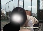 A bright beautiful girl fellatio on the rooftop! Cum in the mouth and Cumplay! #2